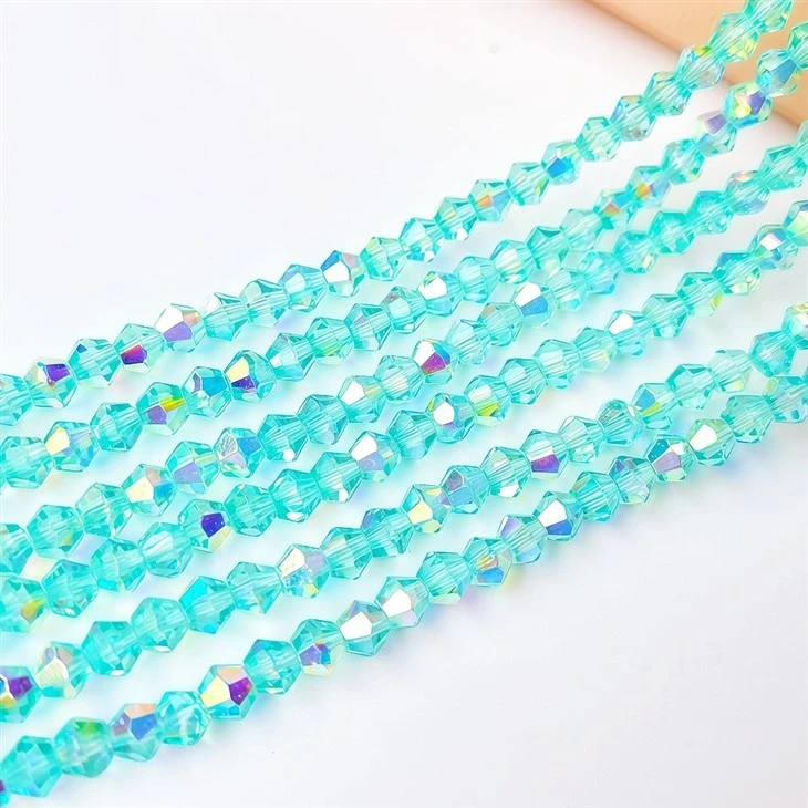 1mm 2mm 3mm 4mm 6mm 8mm 10mm New AB Bicone Beads Wholesale Factory high quality