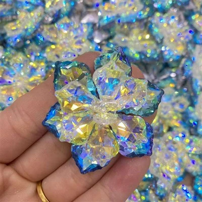 45mm Handmade Crystal Rhinestone Flower